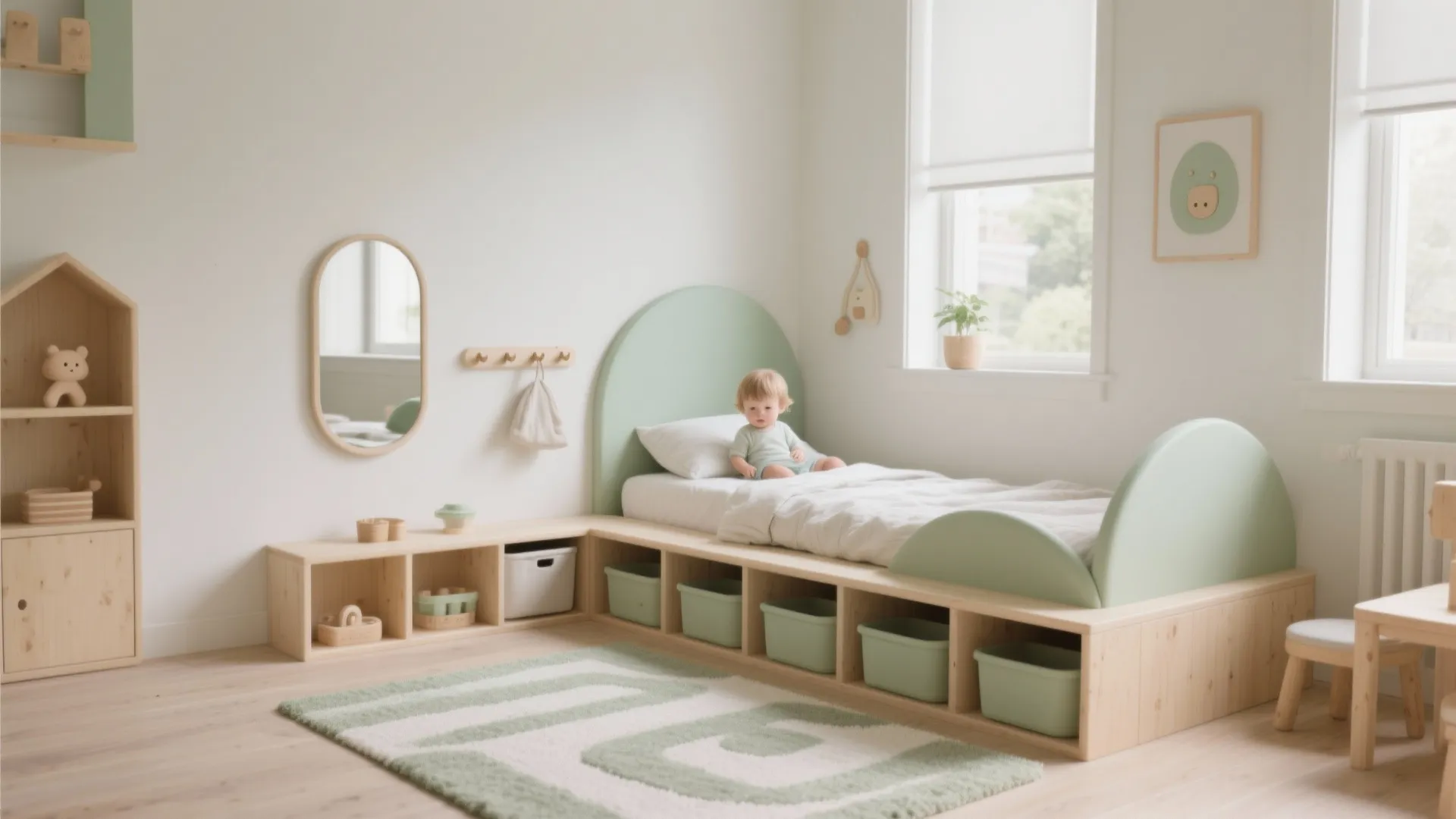 Montessori-Inspired Layout to Encourage Independence