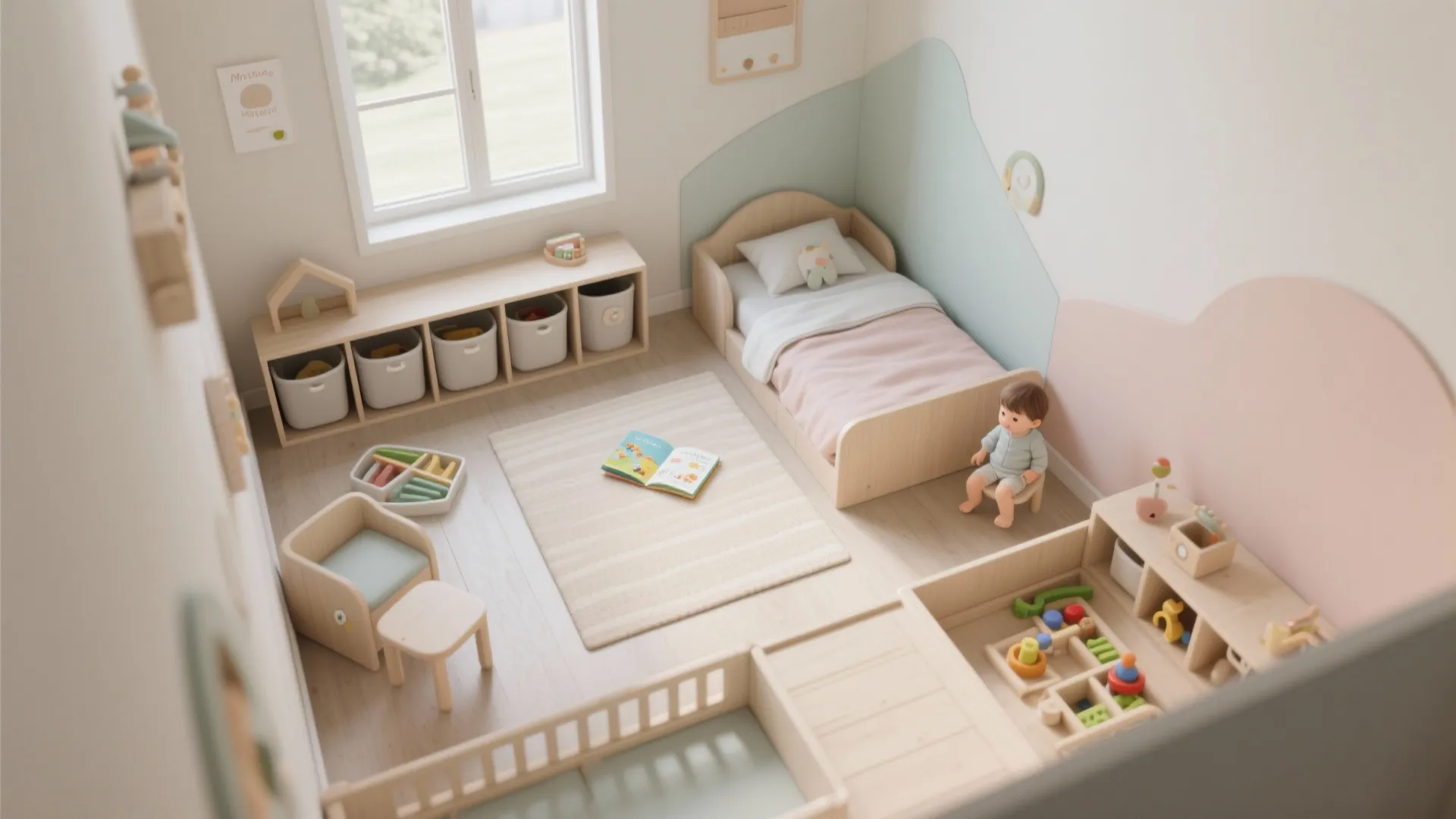 Montessori-Inspired Layout to Encourage Independence