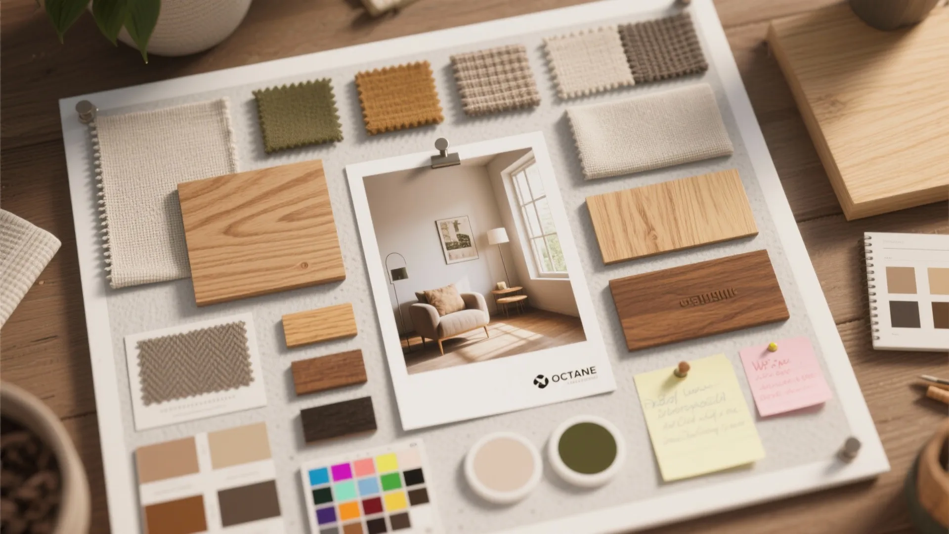 3. Make mood boards from your room photo