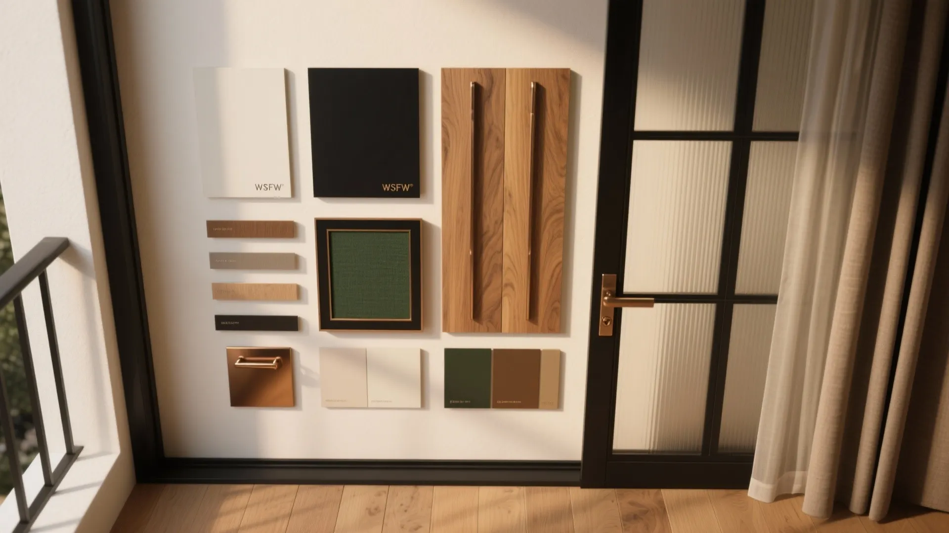 Idea 5: Tie the door to your room’s mood—color, texture, rhythm