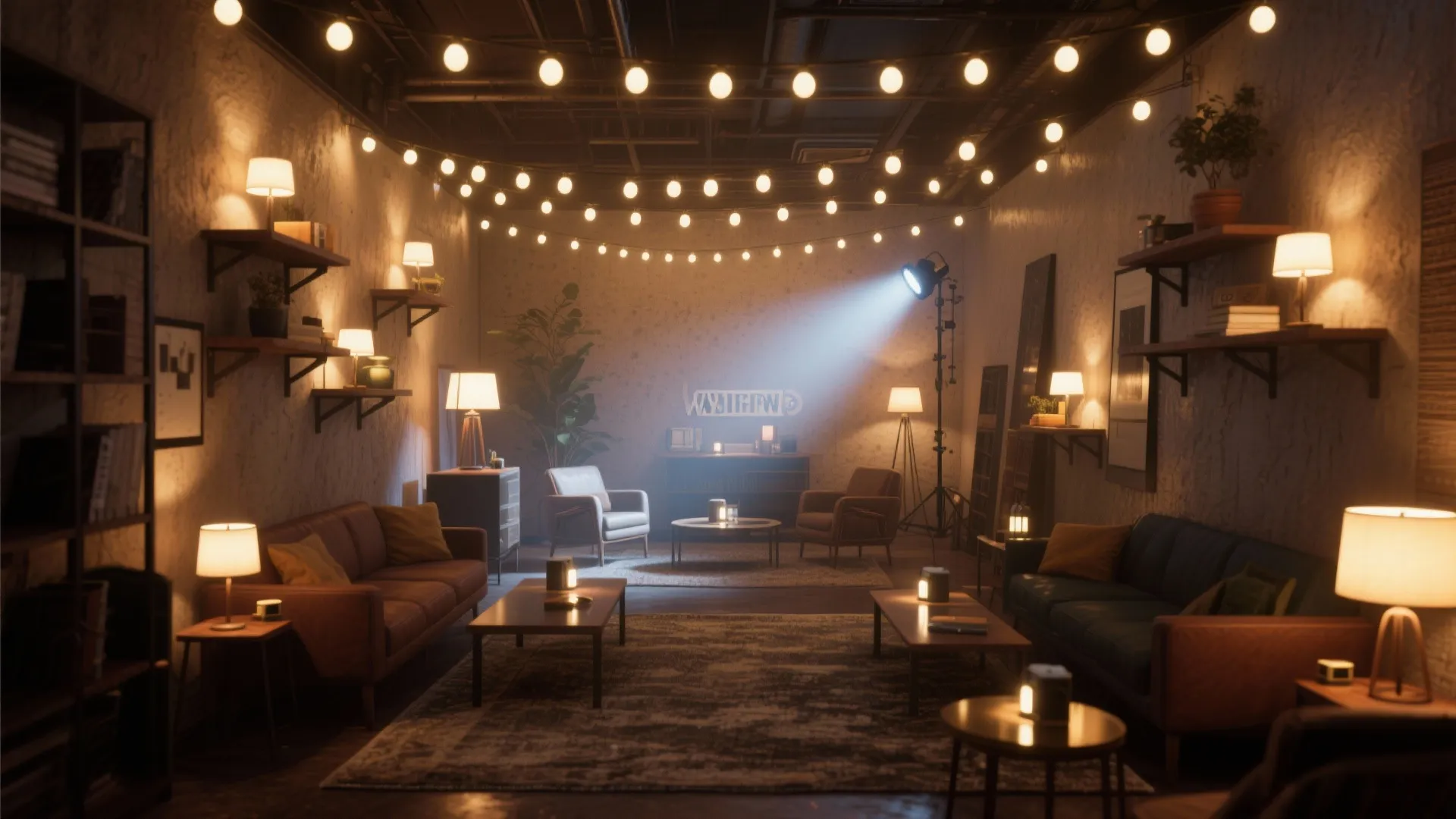 2. Mood lighting and zone definition