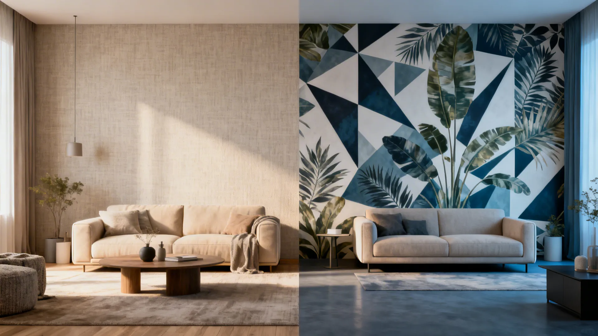 1. Start with the mood: calm neutrals or bold statement?