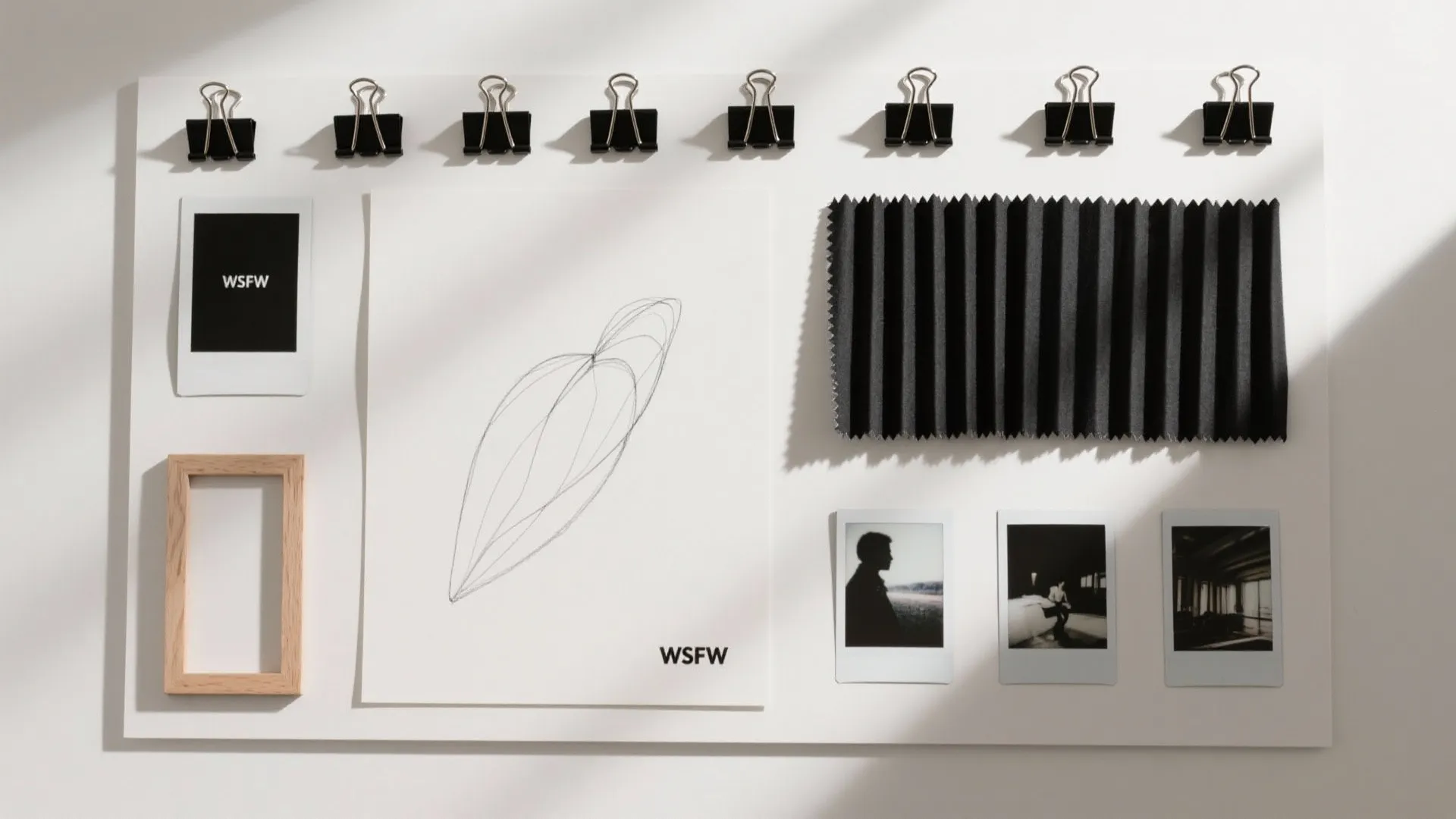 Live Fashion Mood Board as Rotating Wall Art