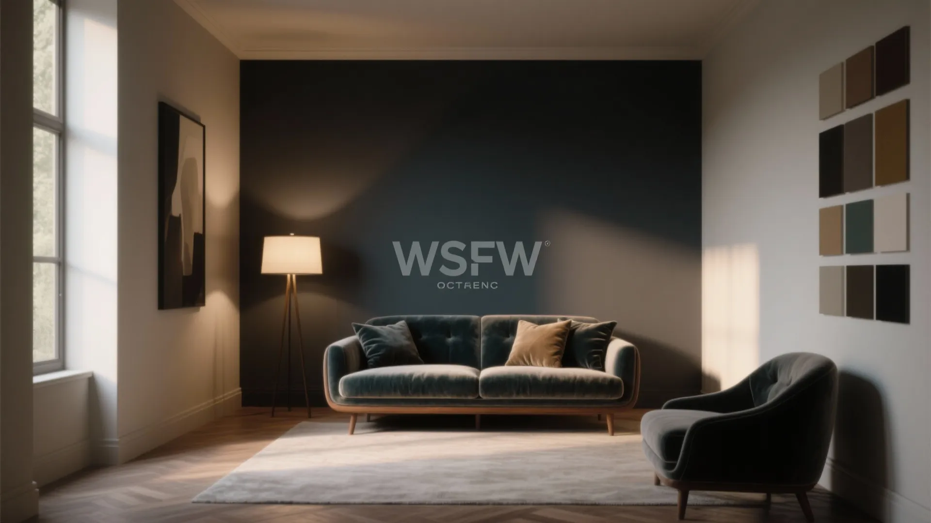 1. Moody Accent Wall