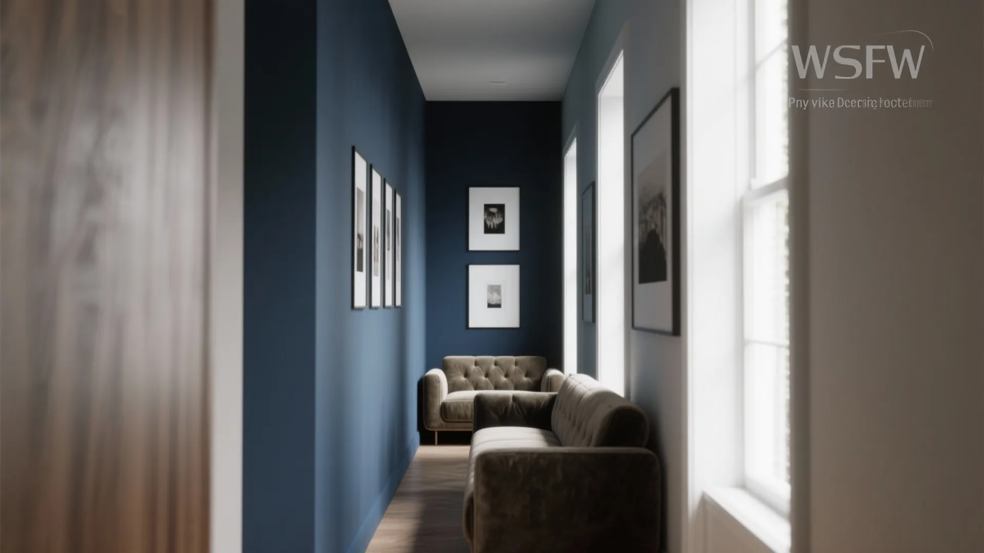 2. Moody Accent Wall for Depth