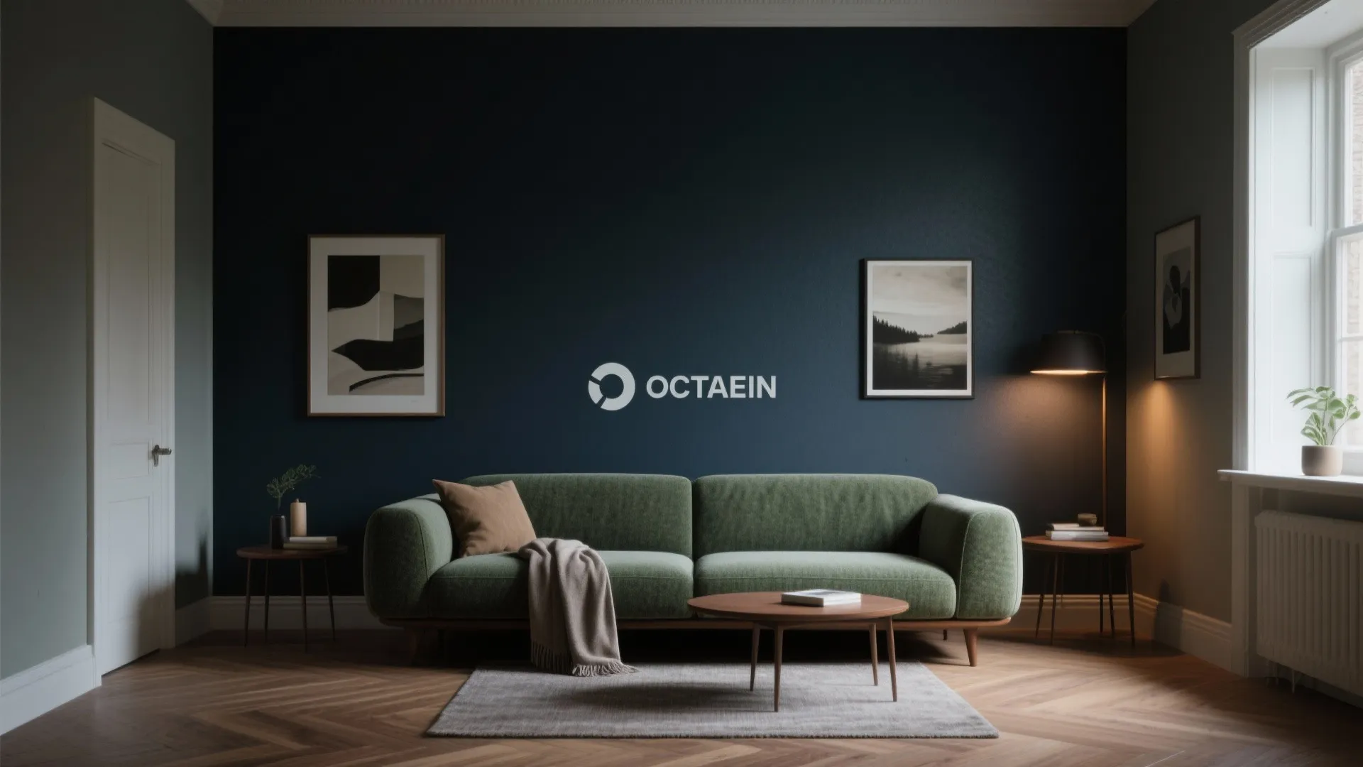 1. Single Moody Accent Wall