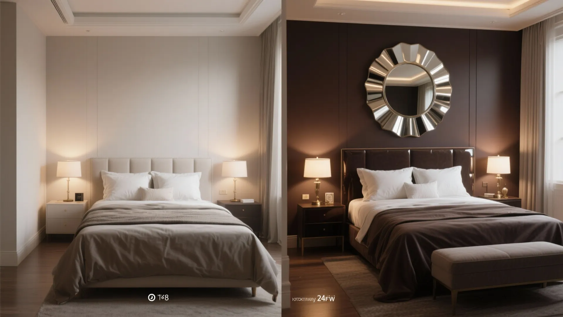 3. Moody Accent Wall with Reflective Surfaces