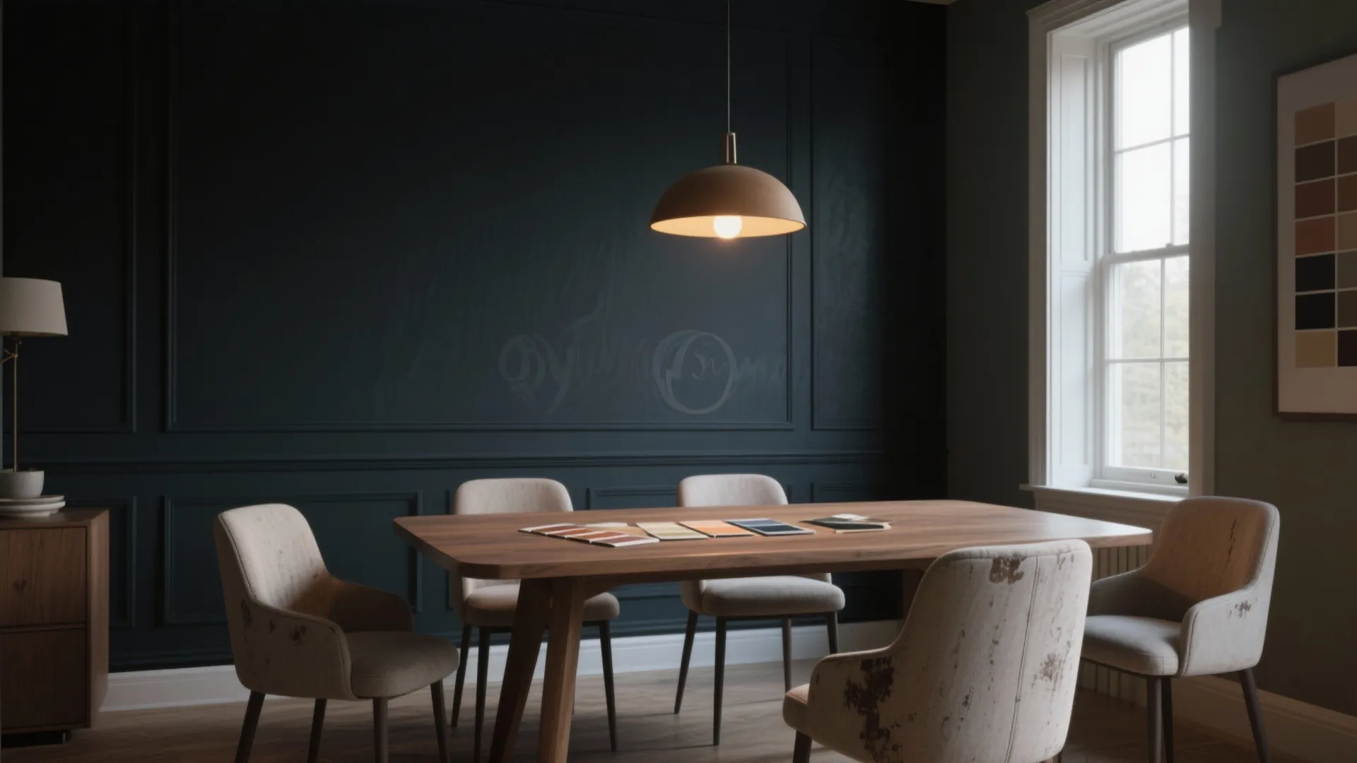 1. Embrace a Moody Accent Wall