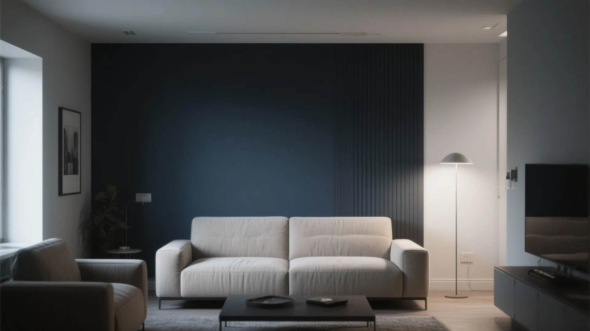 2. Moody Accent Wall for Depth