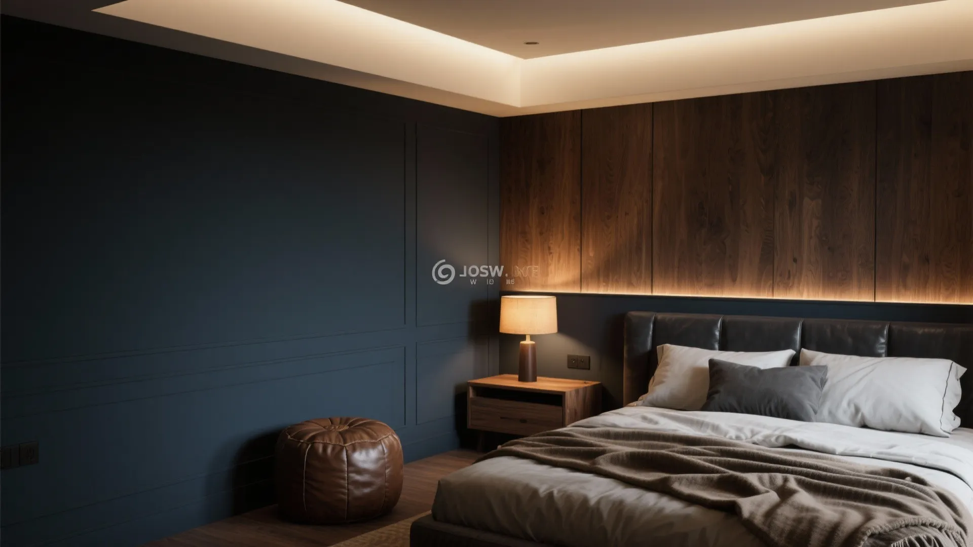 2. Moody Colors with Warm Accents