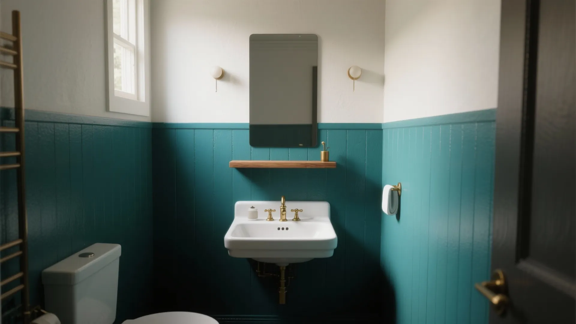 1. Moody color blocking