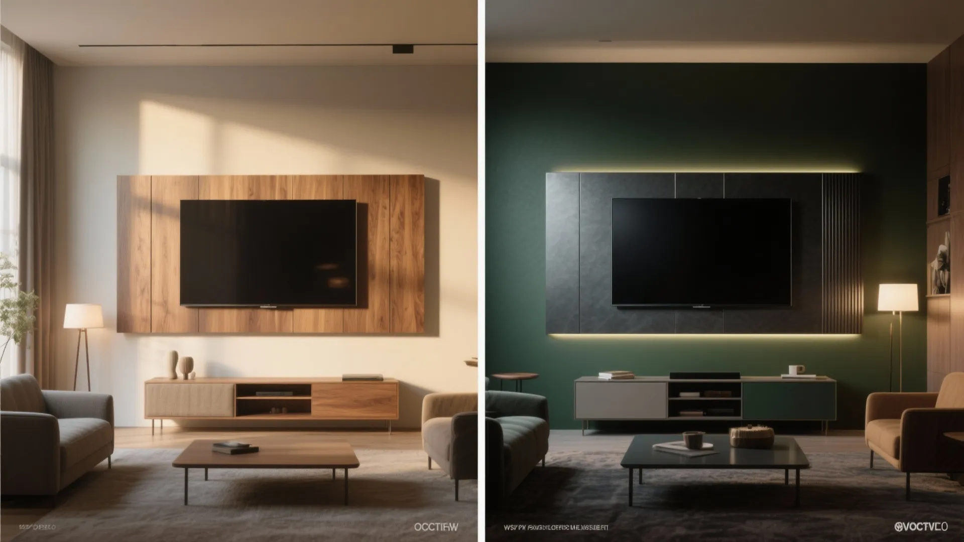 A moody accent palette for cinema nights