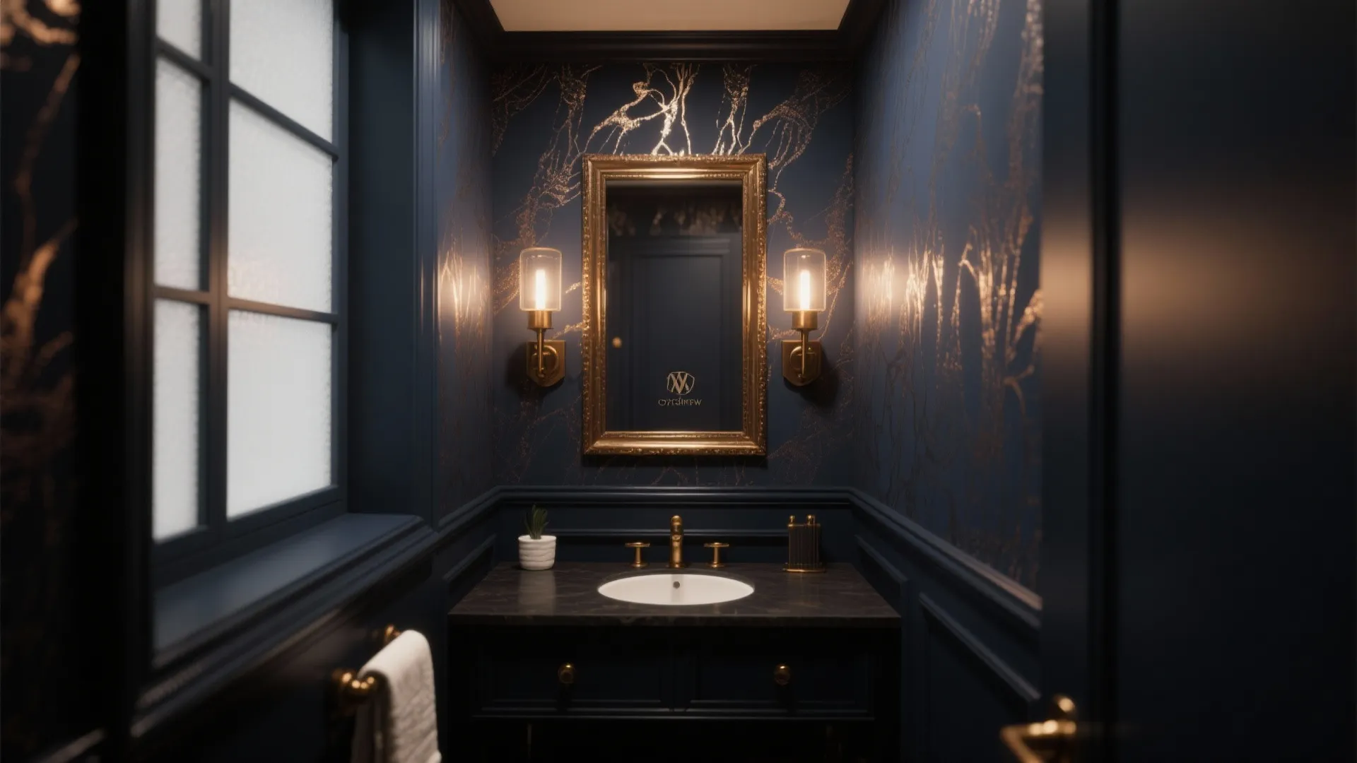 Moody Darks with Metallic Highlights