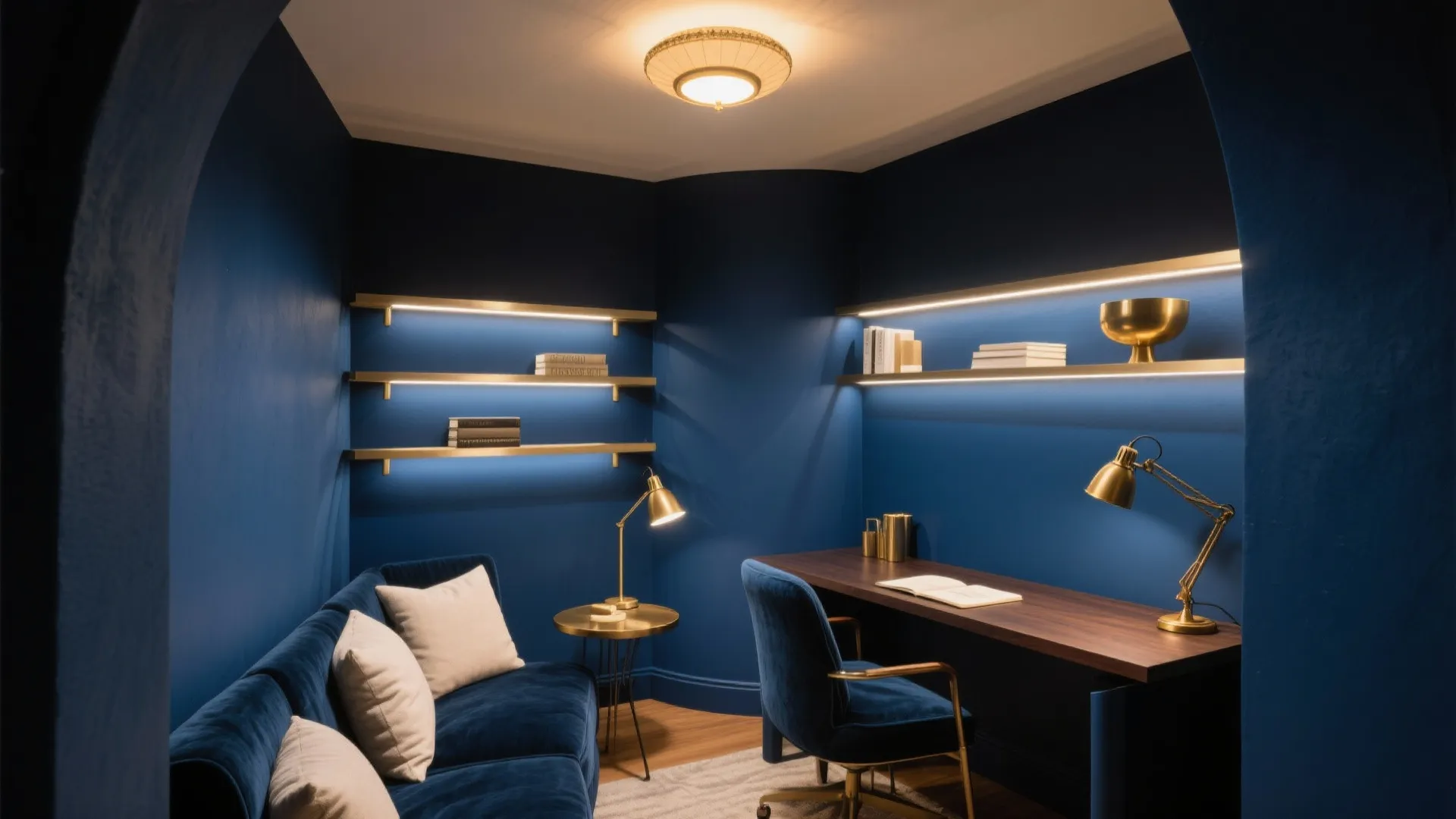 Moody Deep Hues With Layered Light