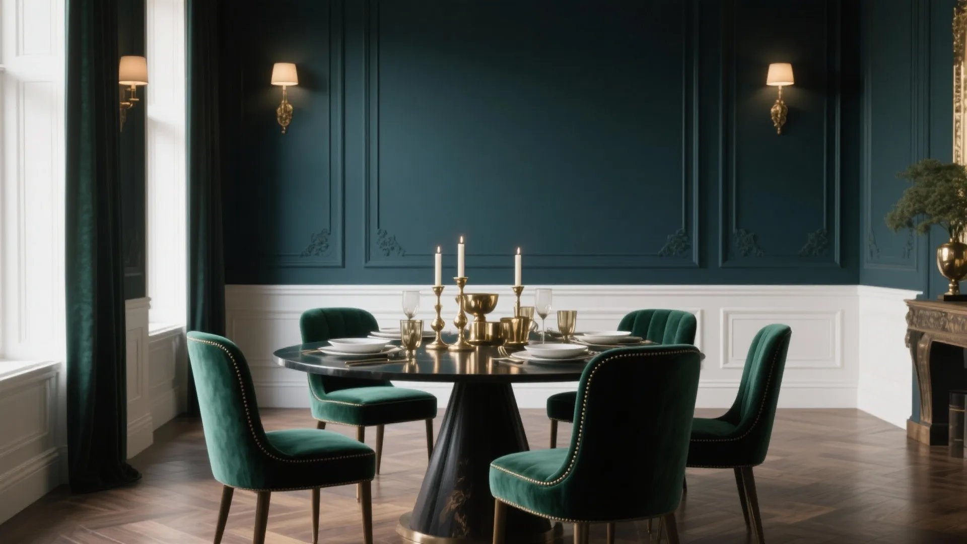 1. Go Moody: Deep Blues and Greens