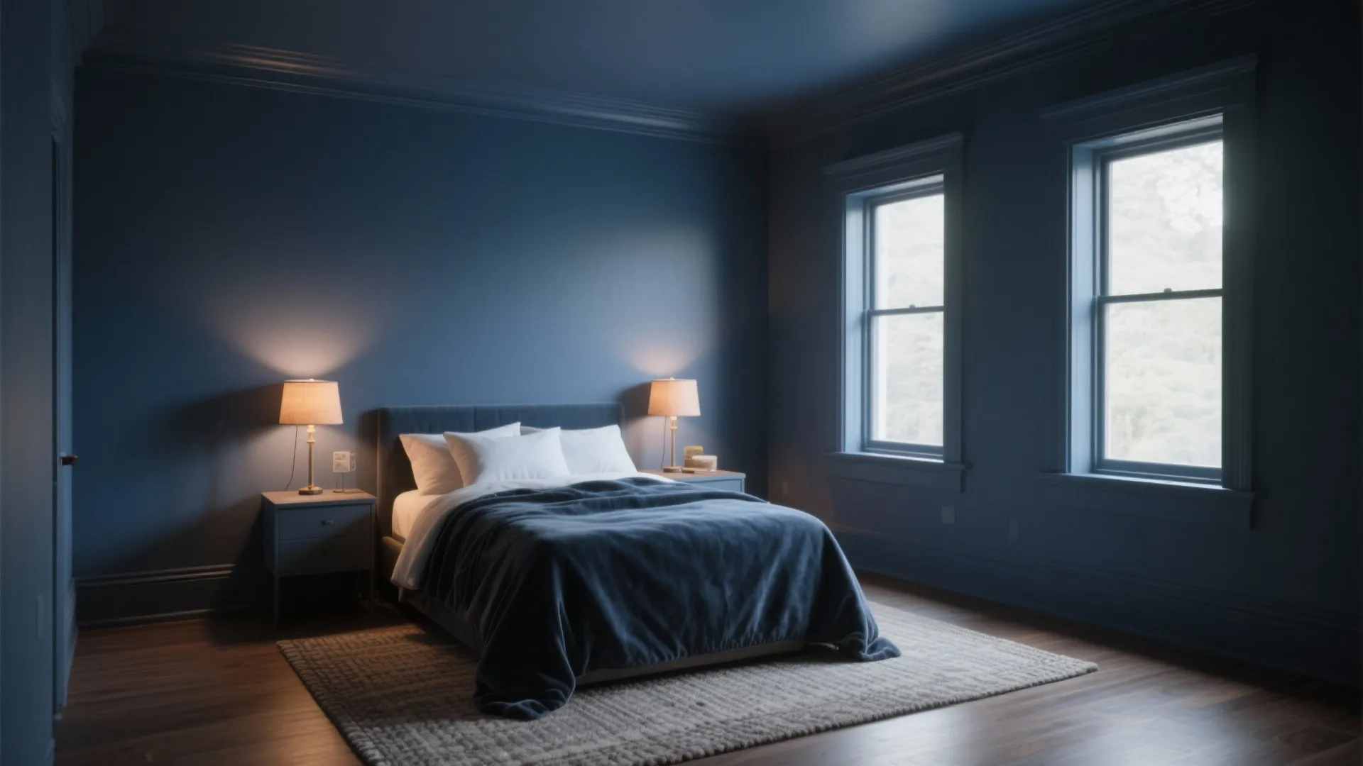 Moody Dark Drenching with Balanced Light