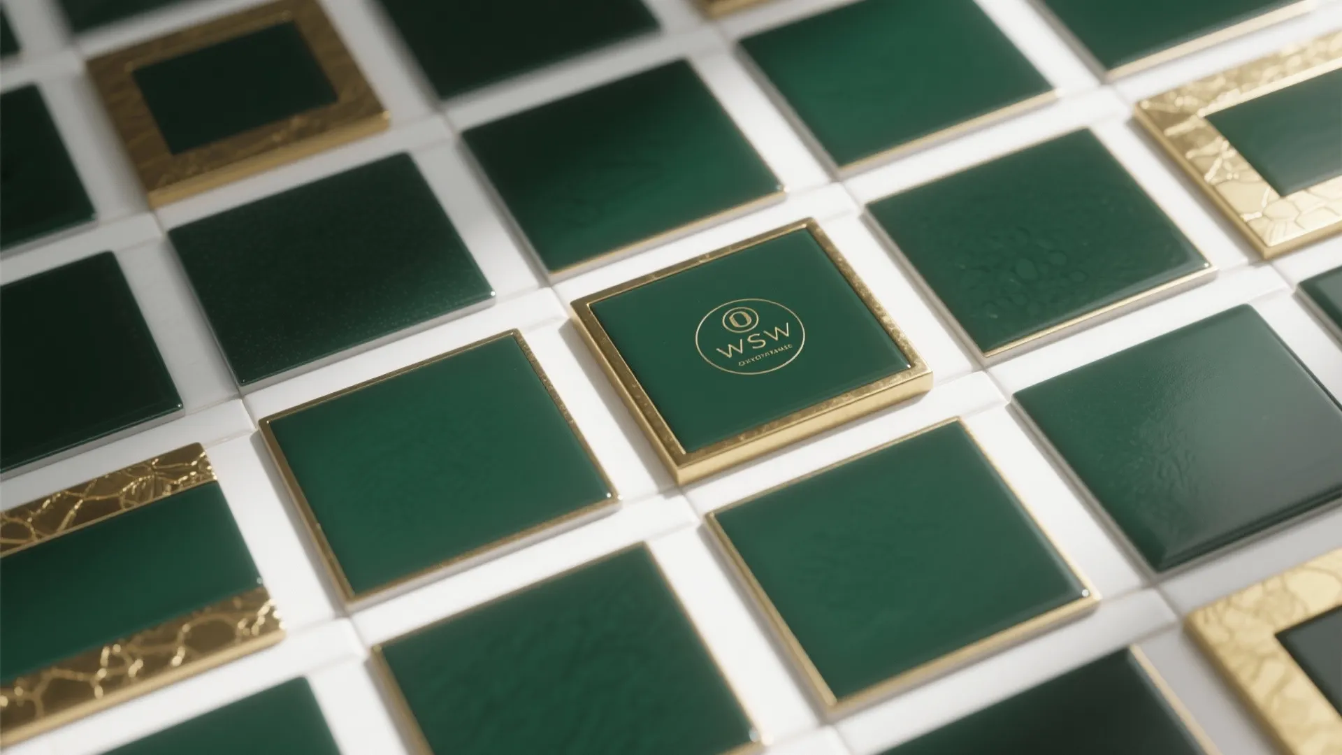 3. Moody Green Tiles