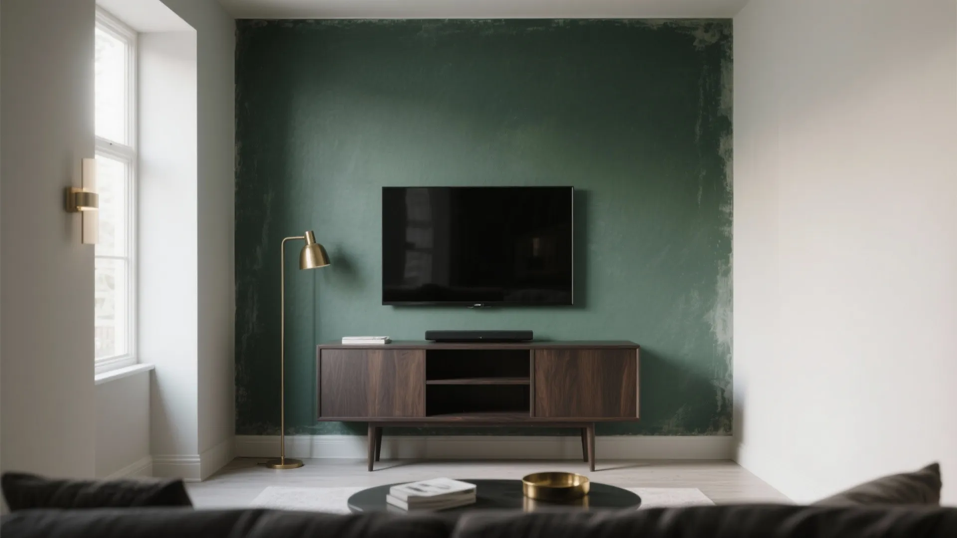 Moody Monochrome Accent in Matte or Limewash