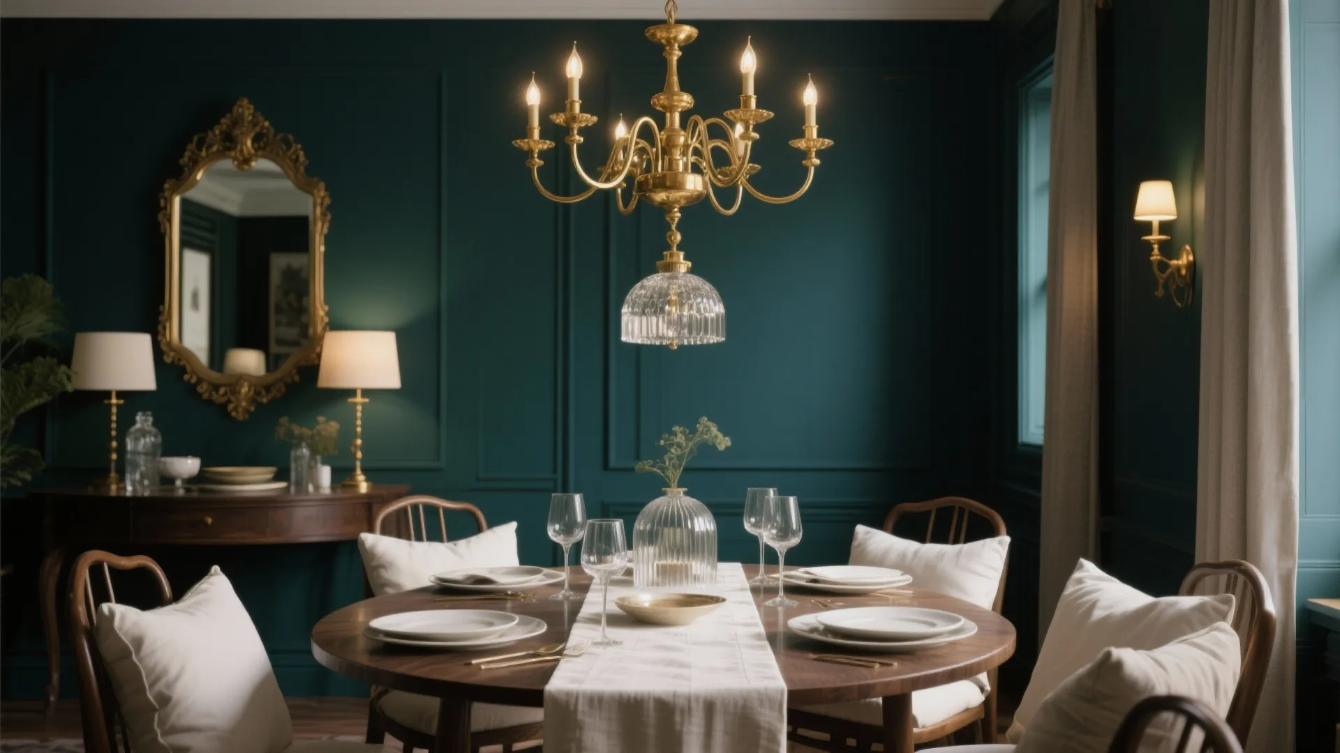 Moody Hues + Metallic Accents