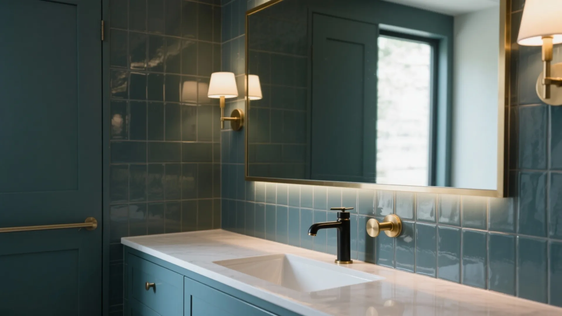 Moody mid-tones and metal accents