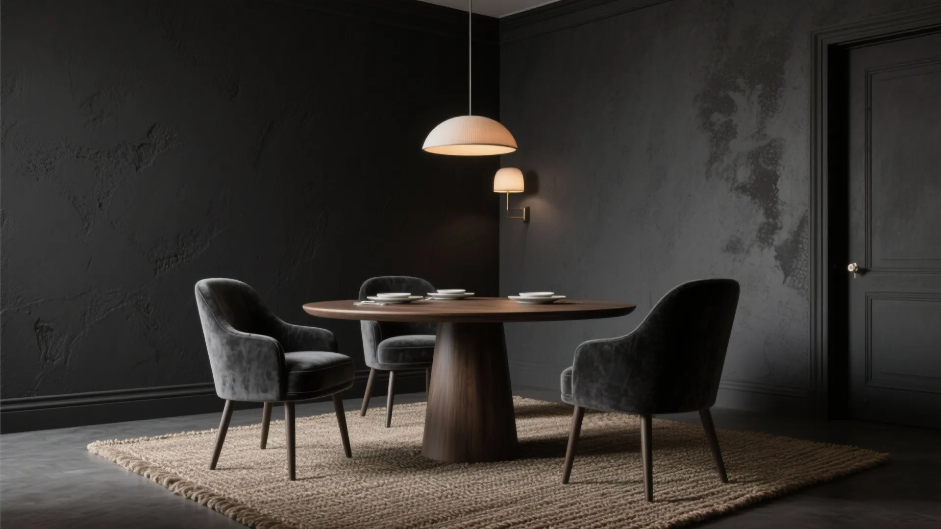 1. Moody Monochrome with Layered Textures