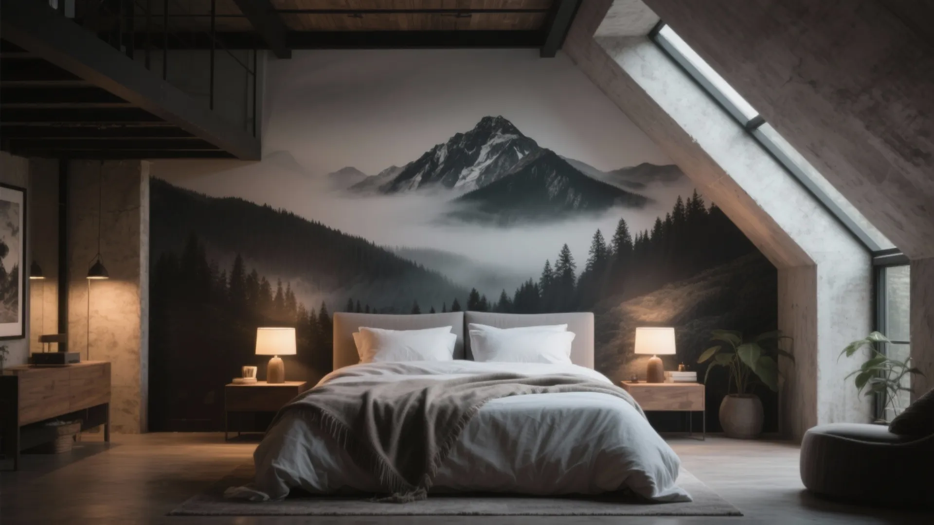 Moody Murals for a Cozy, Cocooned Vibe