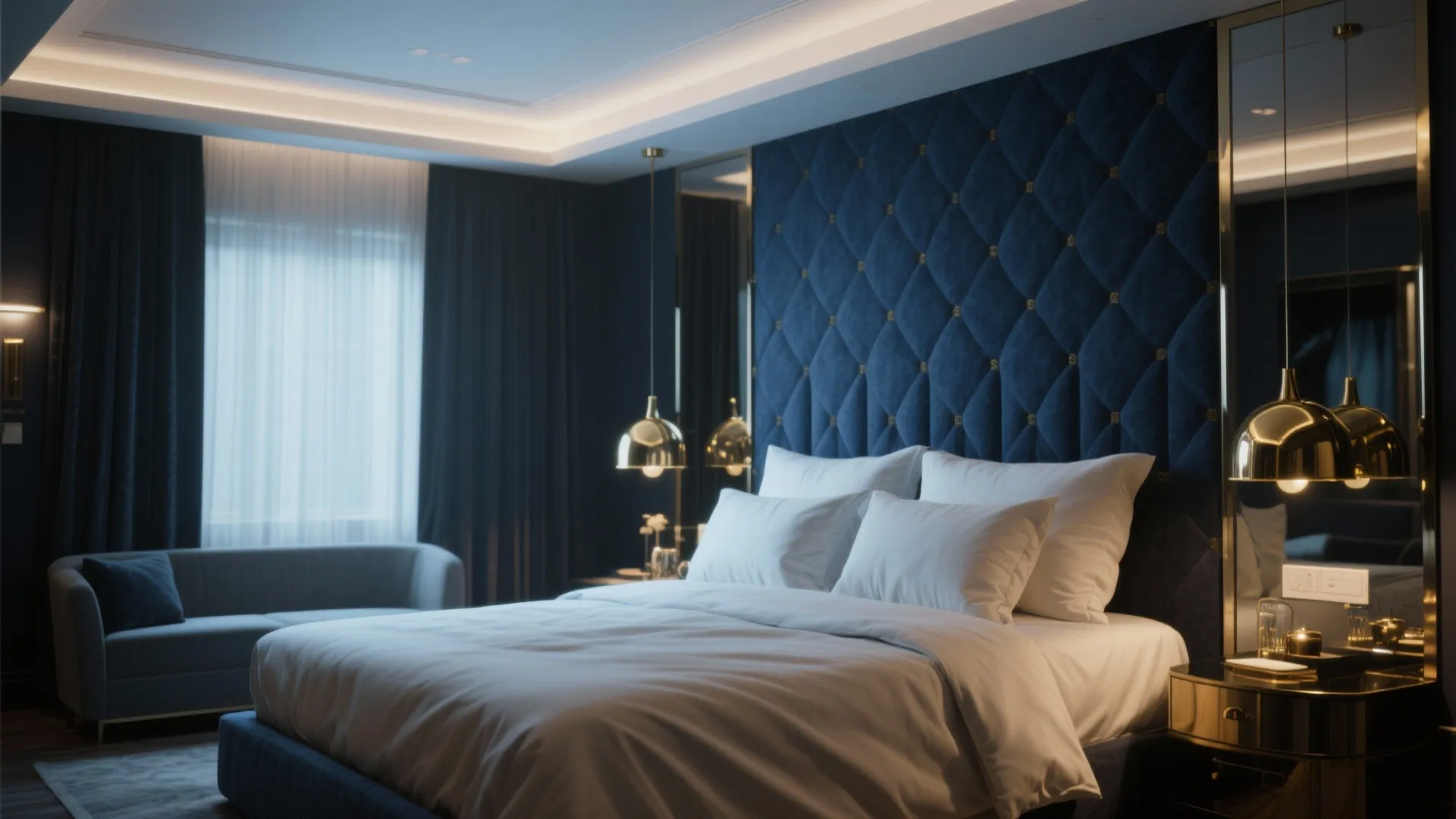 2. Moody Navy as a Dramatic Backdrop