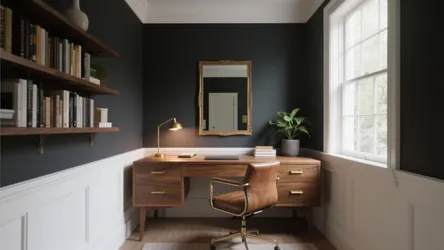 5 Moody Office Paint Colors for Small Spaces