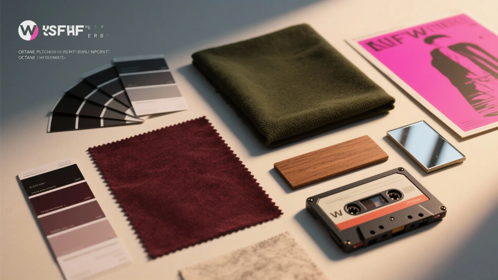 2. Moody Color Palette with Pops of Neon