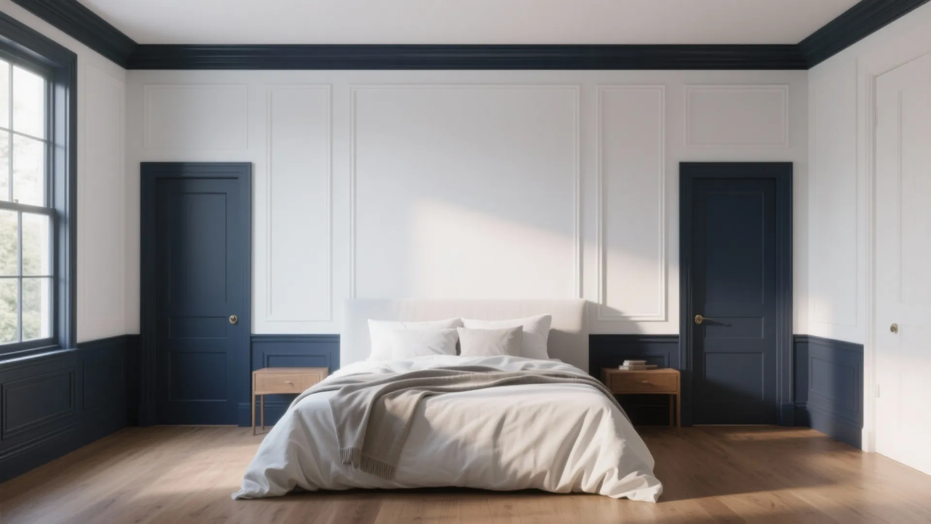 3. Pair with soft, moody trims for contrast