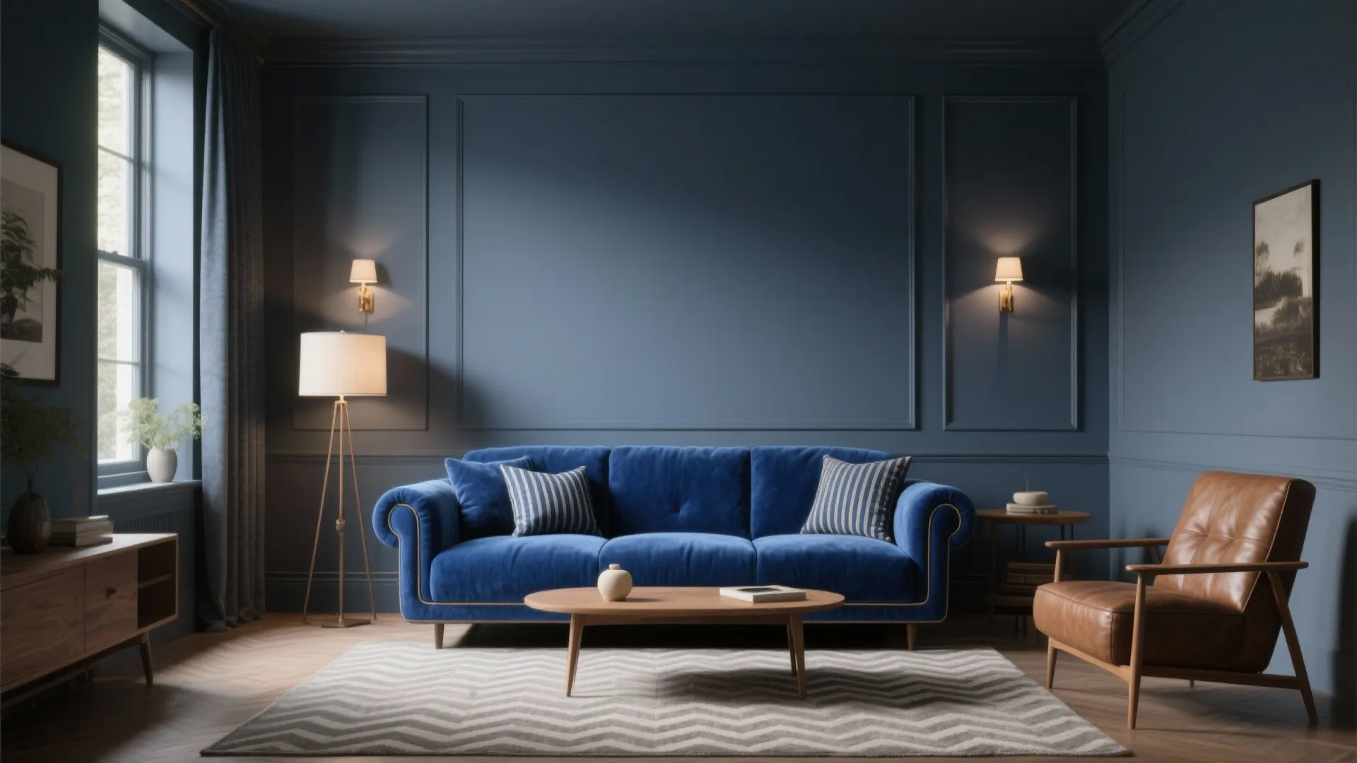 Moody Walls, Confident Contrast