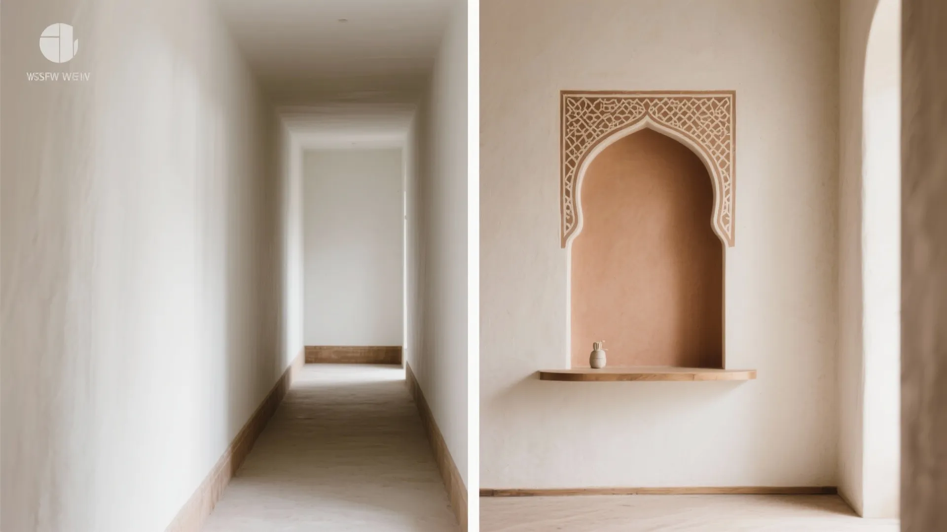 Moorish Arch Motifs and Painted Niches