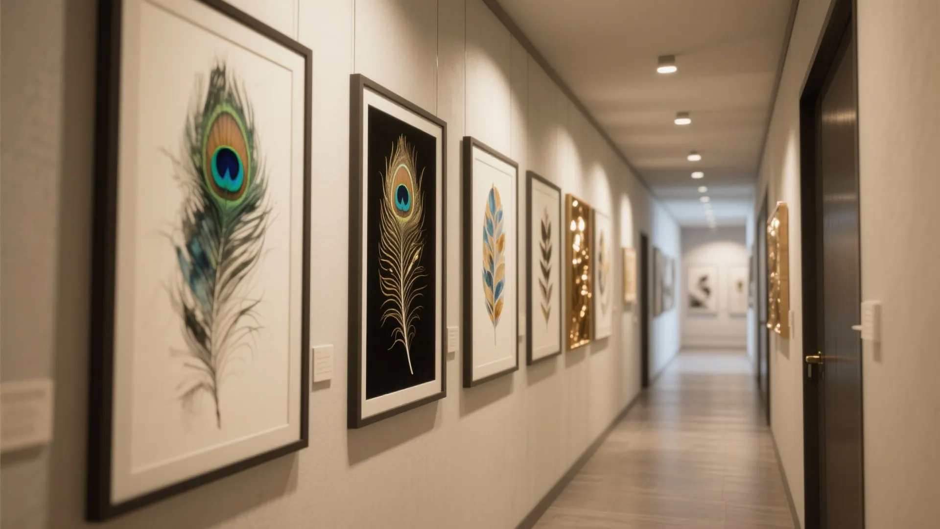 Framed Mor Pankh Art Collection