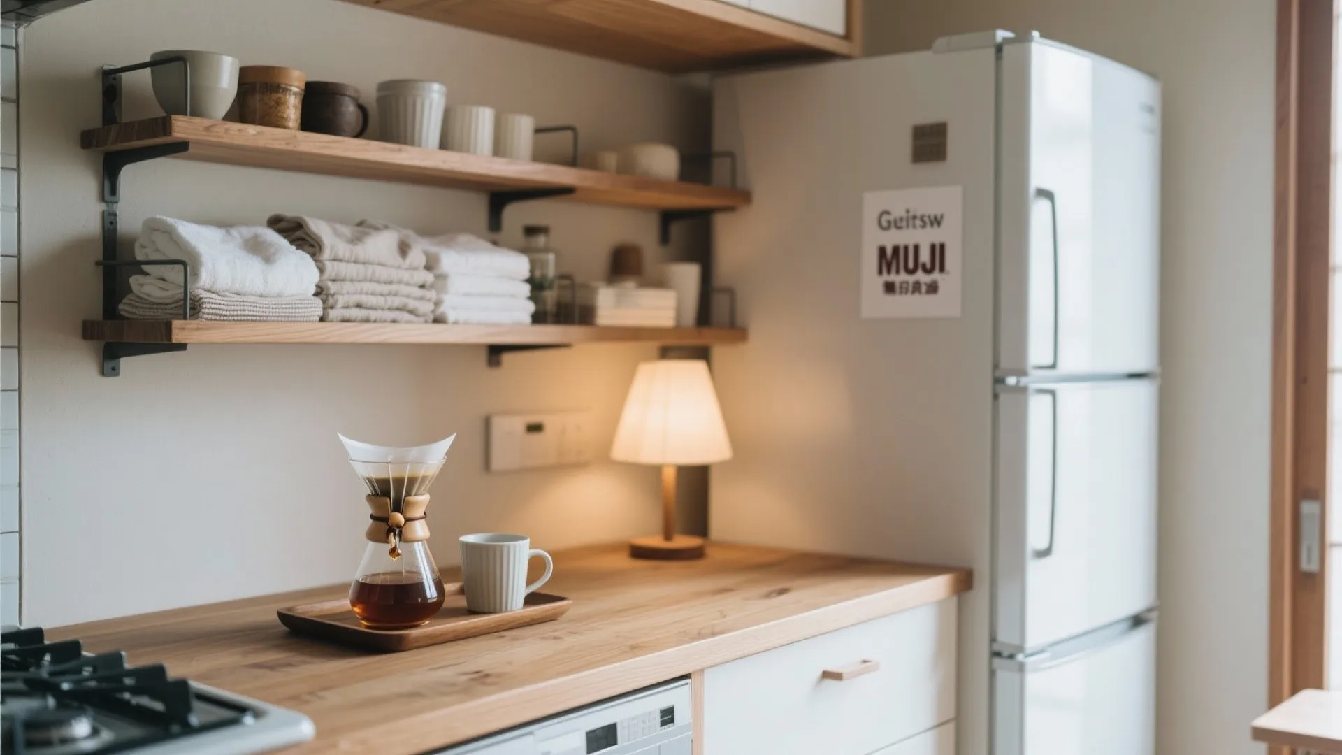 Tips 4: キッチンは“朝の共有”設計（东京小户型・收纳技巧）