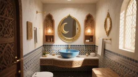 10 Moroccan Style Bathroom Ideas