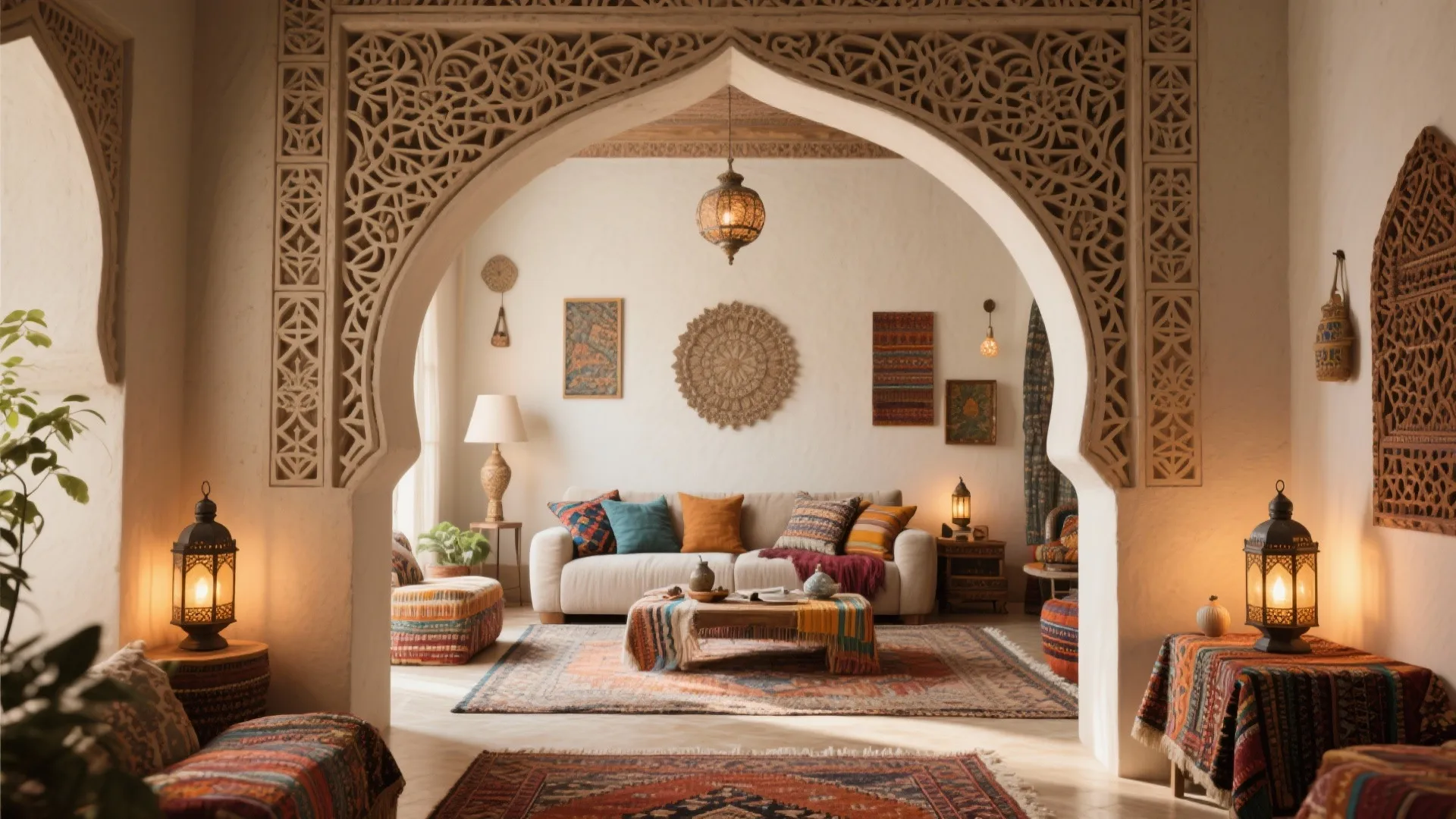 Moroccan-Inspired Curved Arches