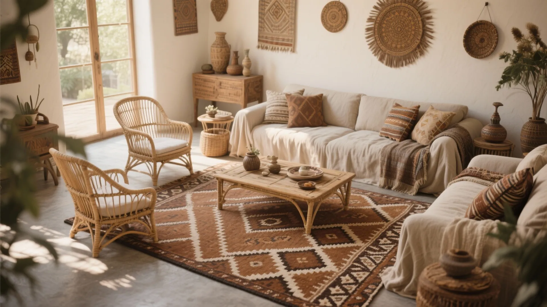 7. Moroccan-inspired diamond motif