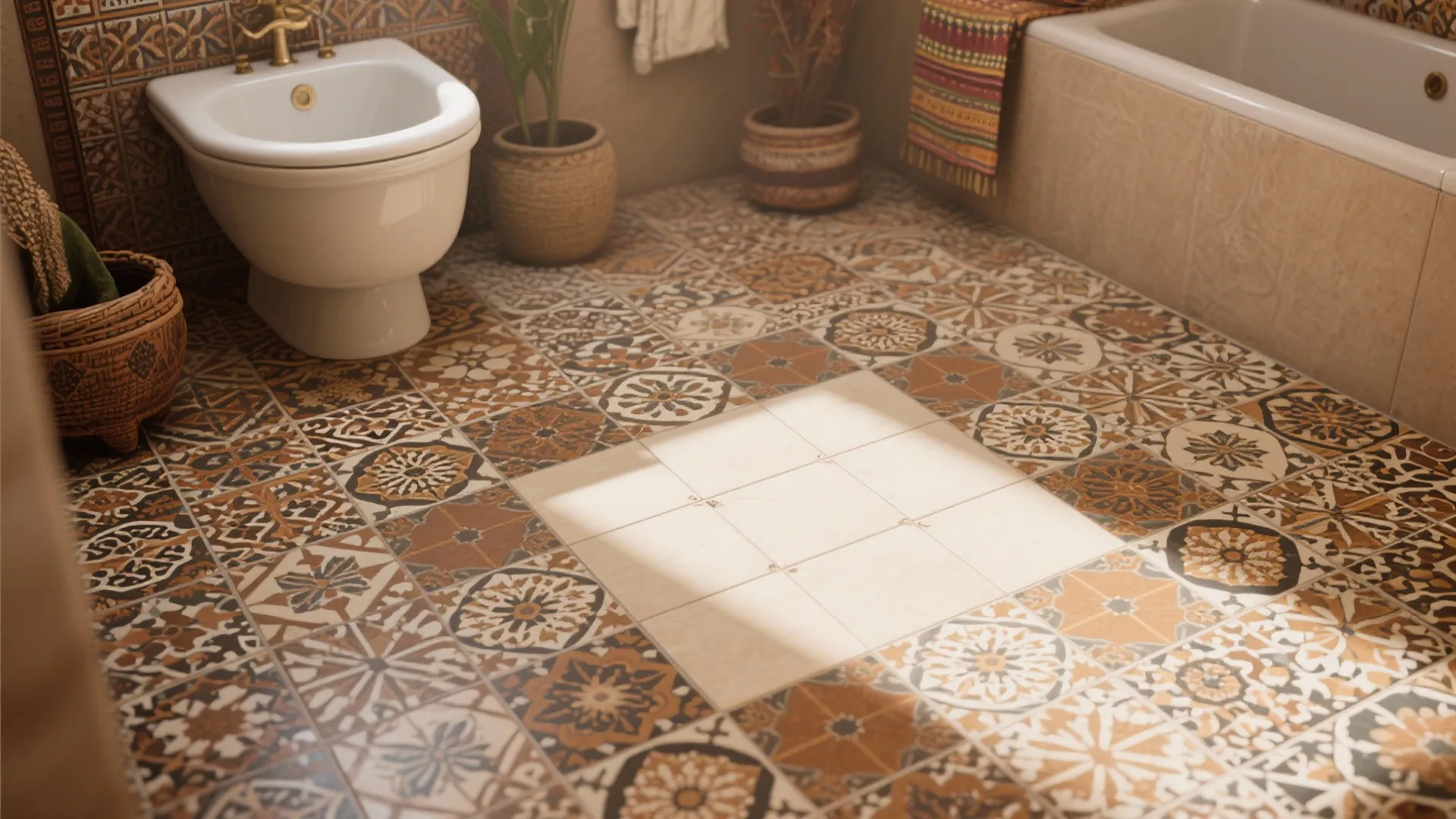 9. Moroccan-Inspired Inlay