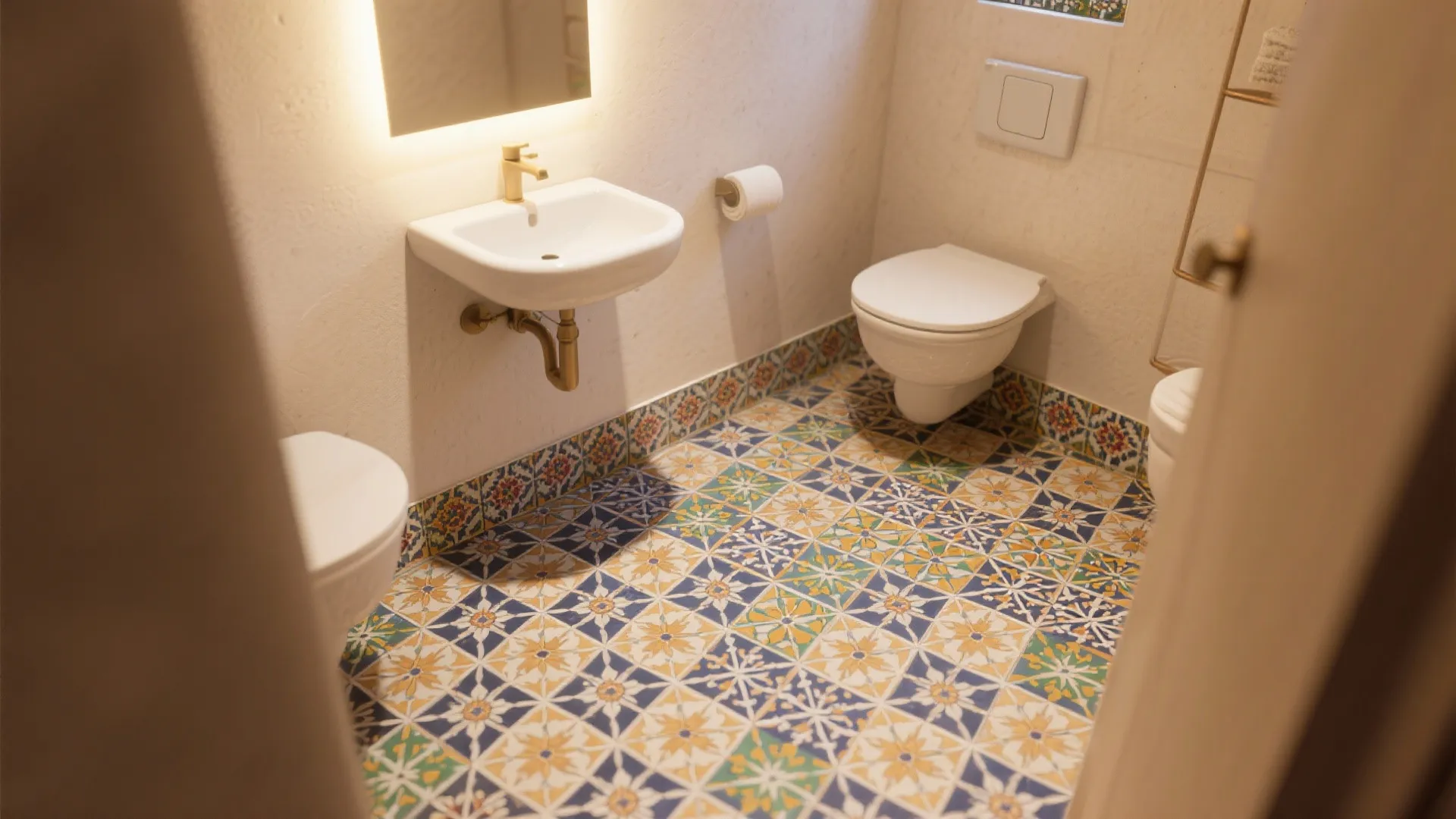 3. Patterned Ceramic Tiles