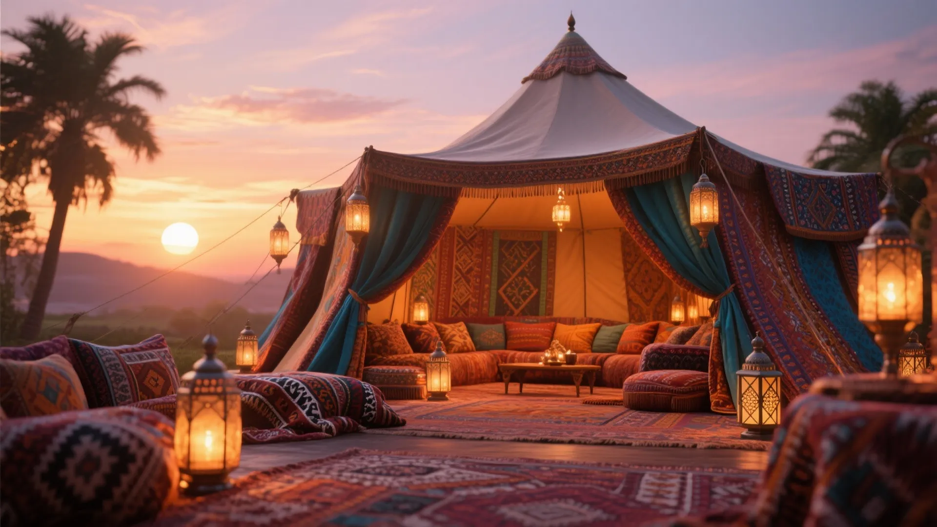 7. Moroccan-Inspired Pavilion