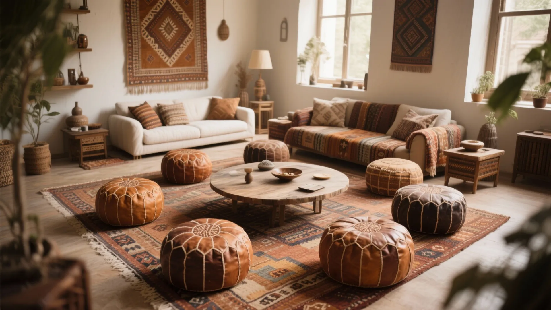 5. Moroccan Pouf Circle