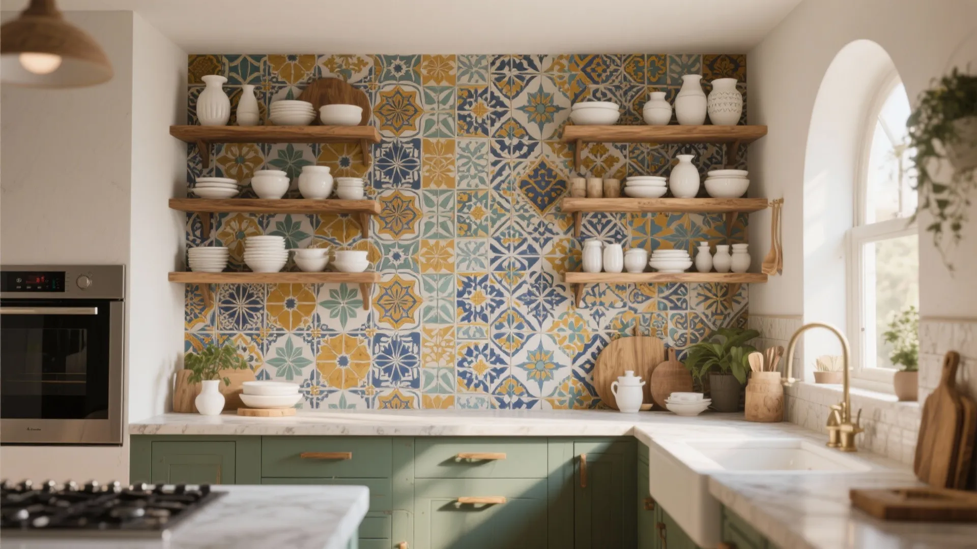 2. Patterned Tile
