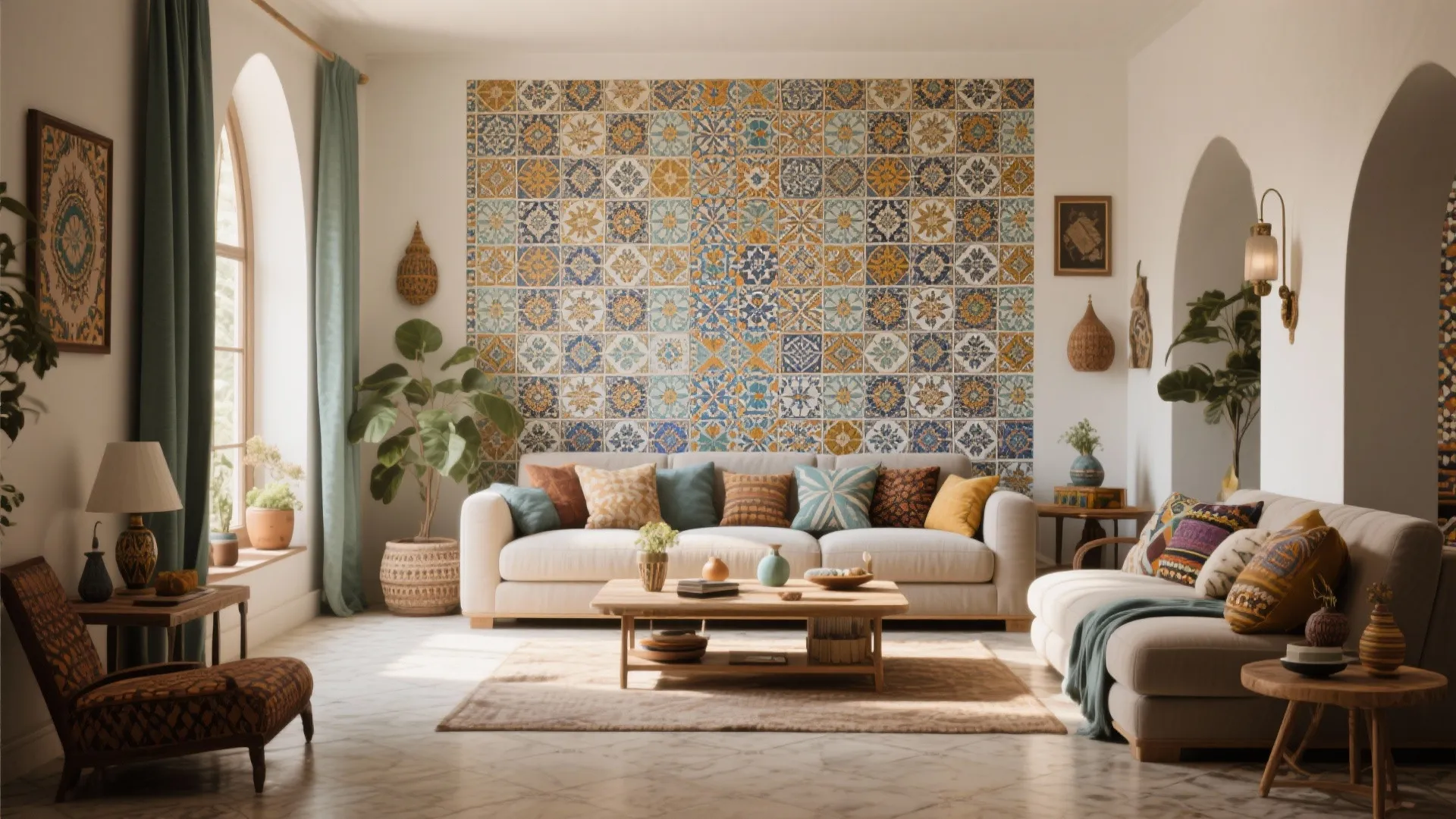 Patterned Moroccan Tiles