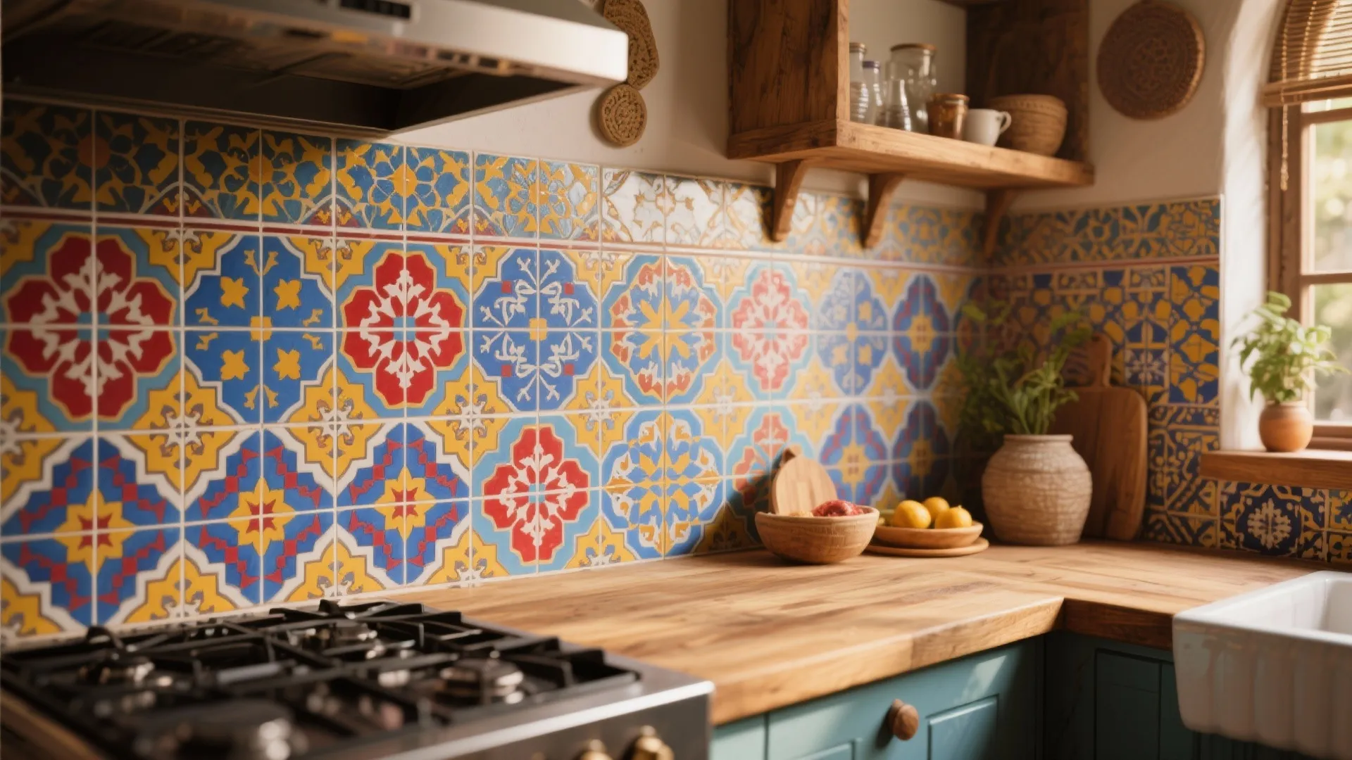 3. Bold Moroccan Patterns