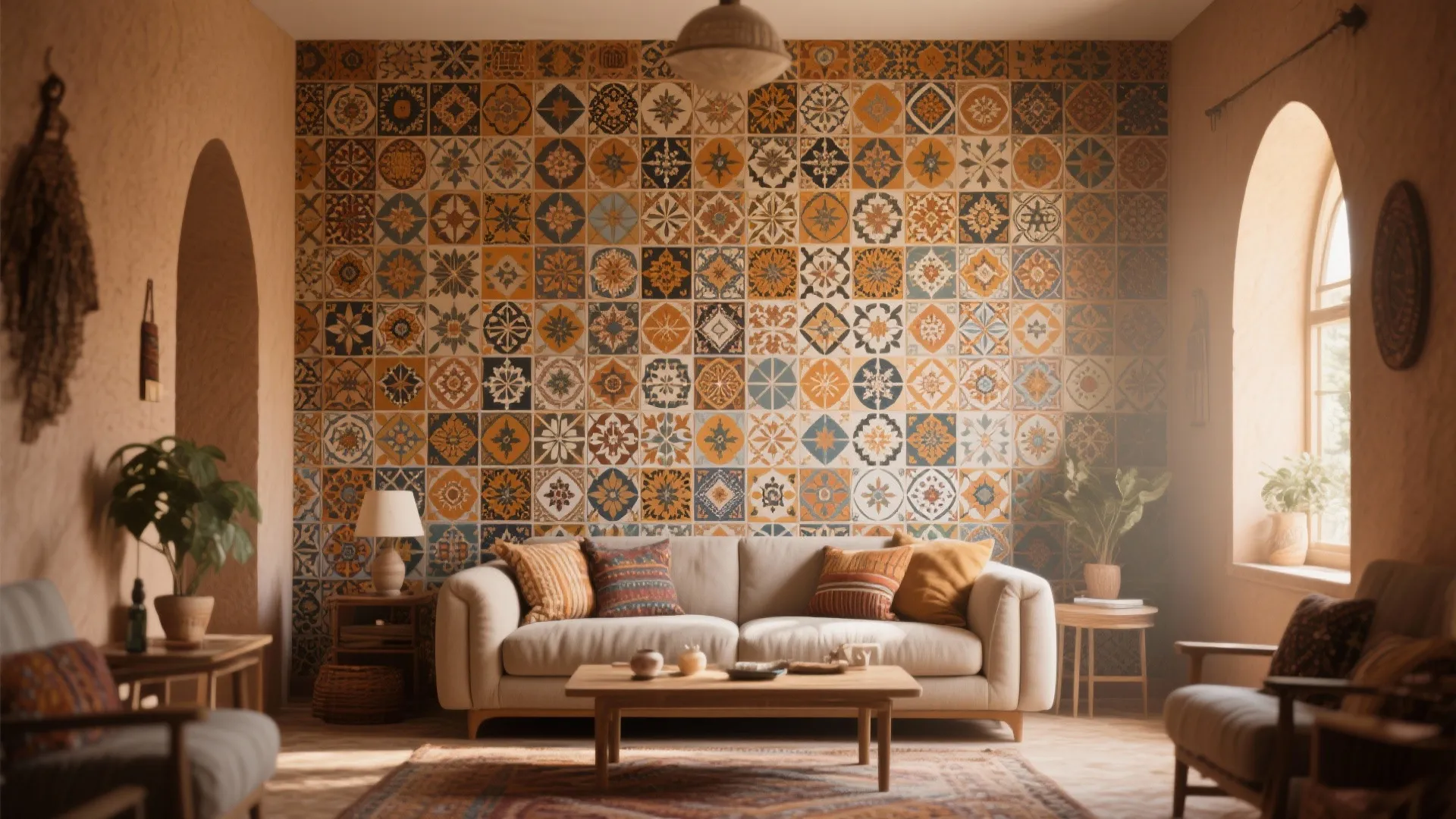 Moroccan Tile Effect