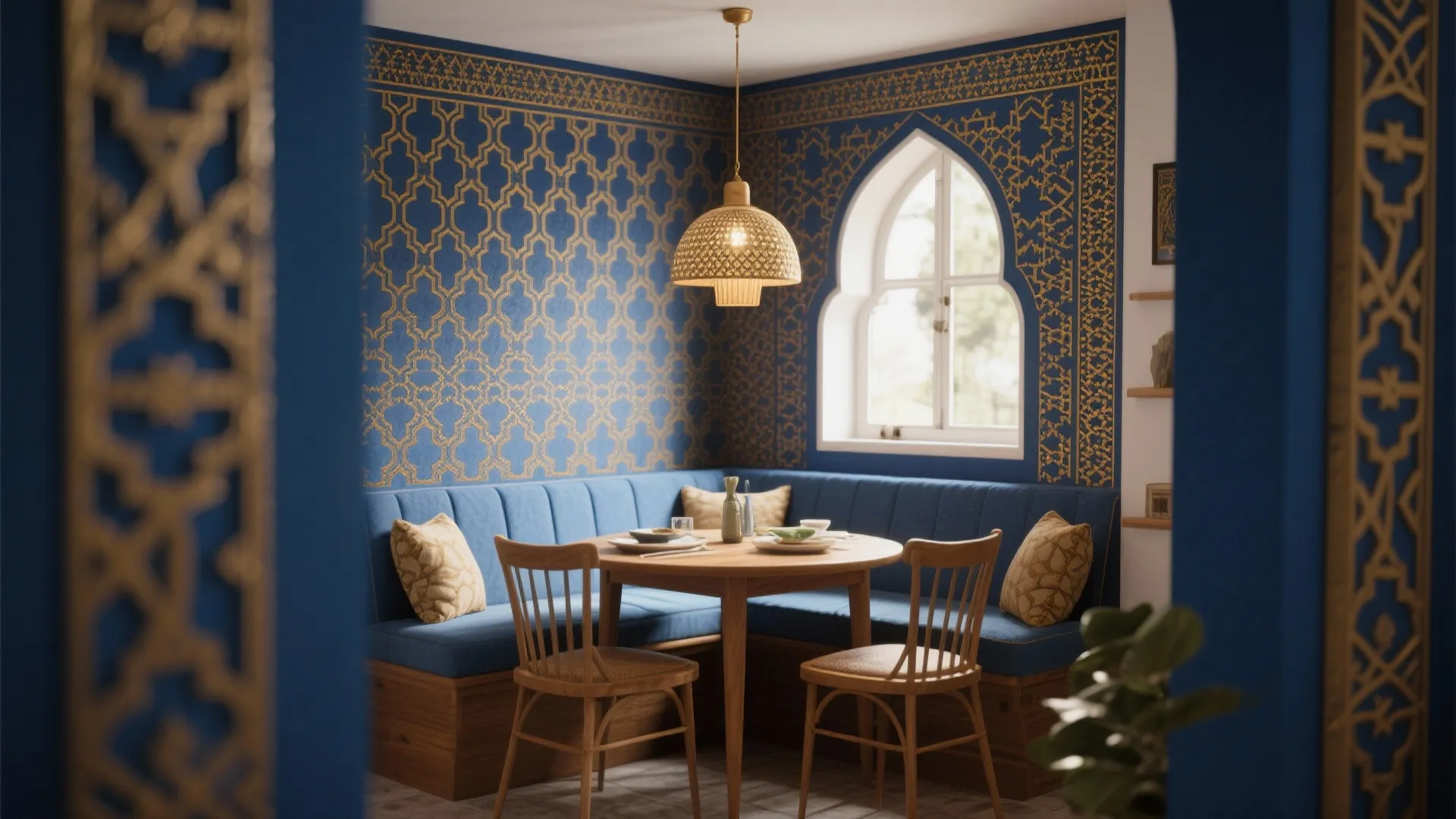 2. Moroccan Geometric Flair