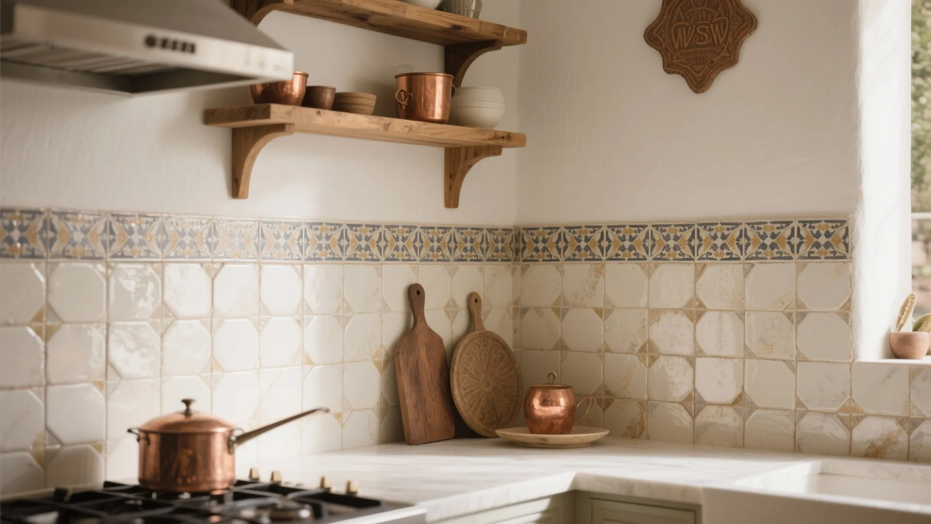 2. Moroccan Zellige Shine