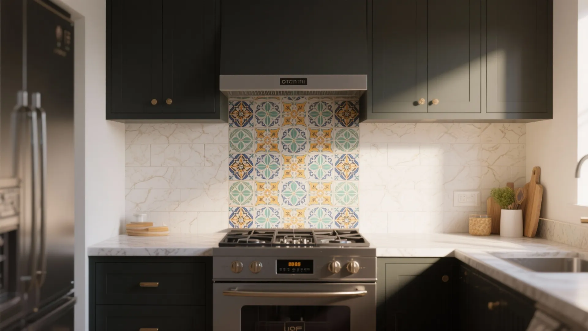 5. Patterned or Moroccan-Inspired Tile for Personality