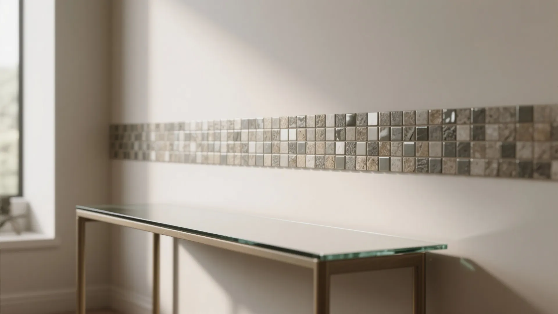 4. Mosaic Tile Accent Strips