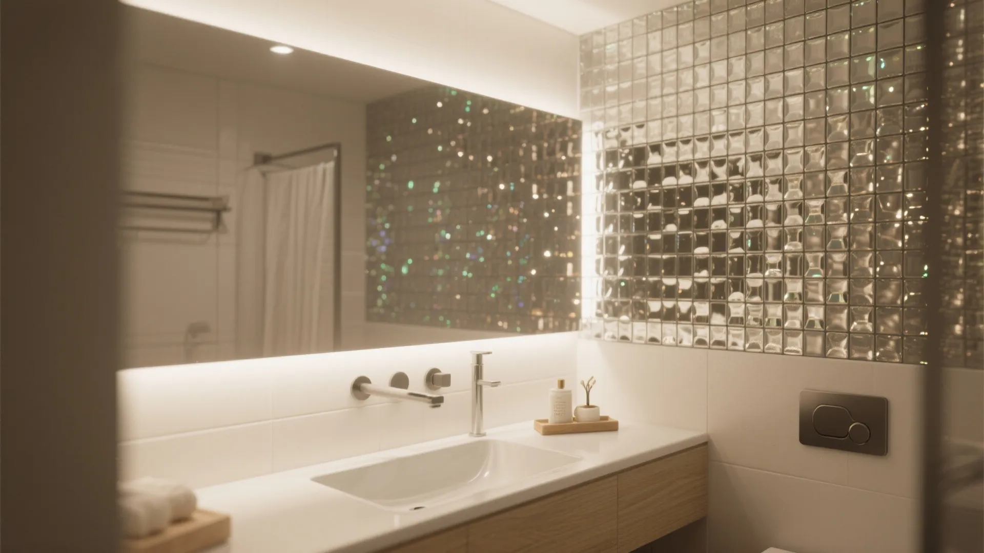 3. Mosaic Accent Wall